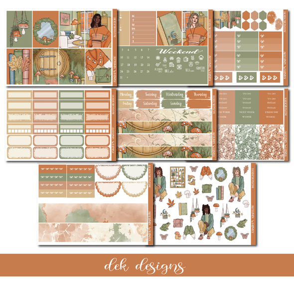 Autumn Whimsy -  Weekly Kit - DEK Designs