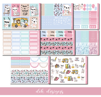 Boo Back to School -  Weekly Kit - DEK Designs
