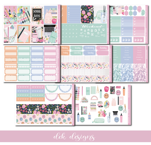 Back to School -  Weekly Kit - DEK Designs