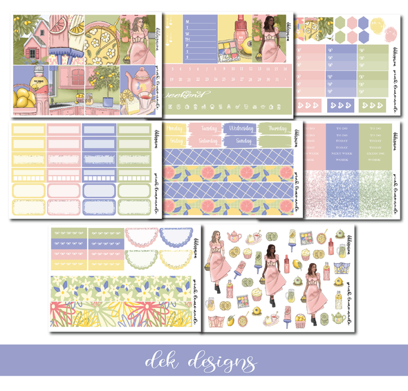 Pink Lemonade -  Weekly Kit - Foil - DEK Designs