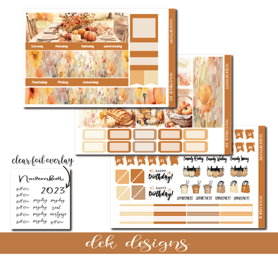 November Monthly Overview - B6 - DEK Designs