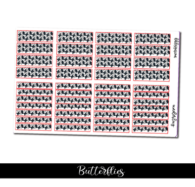 Butterflies Various Size Boxes - Underlays/Overlays - DEK Designs