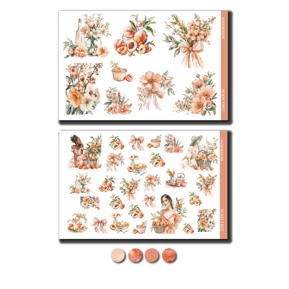 Peach Fuzz - Deco/Fashion Sheet - DEK Designs