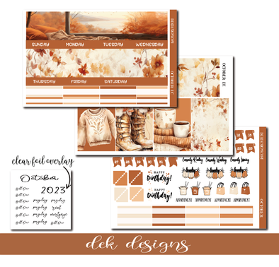 October Monthly Overview - DEK Designs