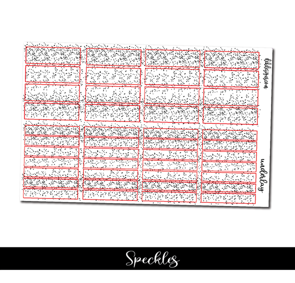 Speckles Various Size Boxes - Underlays/Overlays - DEK Designs