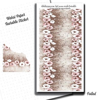 Hot Cocoa - Washi Paper Sticker