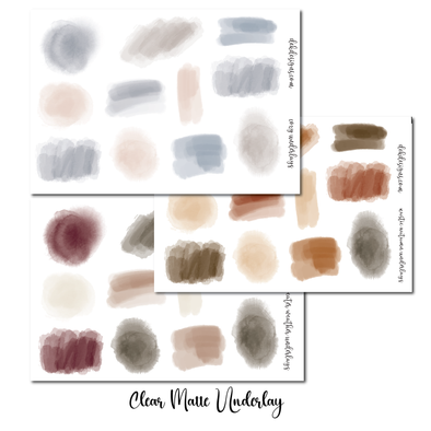 Watercolor Swatches - Fall