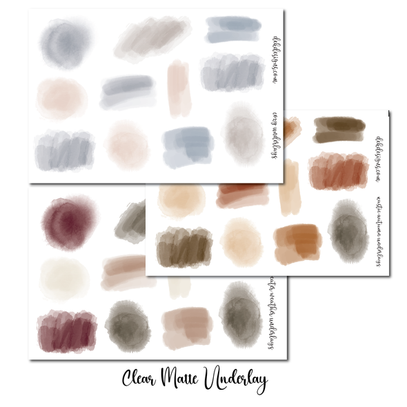 Watercolor Swatches - Fall