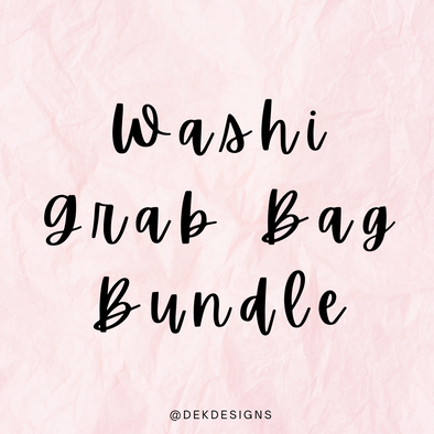 Washi Grab Bag Bundle (6) Rolls - DEK Designs