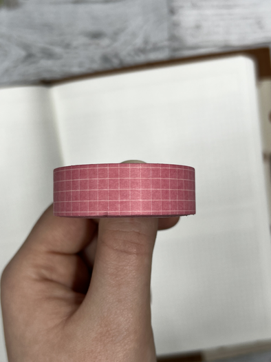 Pink Grid Washi Tape - DEK Designs
