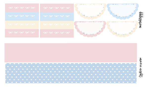 Movie Night -  Weekly Kit - Foil - DEK Designs