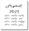 April Monthly Overview - B6 - DEK Designs