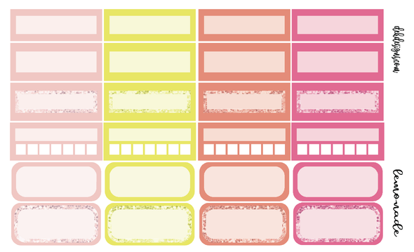 Lemonade -  Weekly Kit -  Silver Holo Foil - DEK Designs