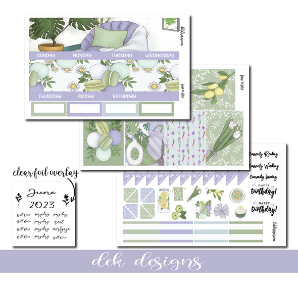 June Monthly Overview - DEK Designs
