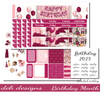 Birthday Monthly Overview - Hobo Cousin - DEK Designs