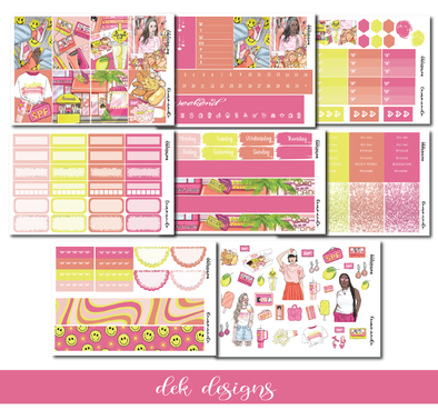 Lemonade -  Weekly Kit -  Silver Holo Foil - DEK Designs