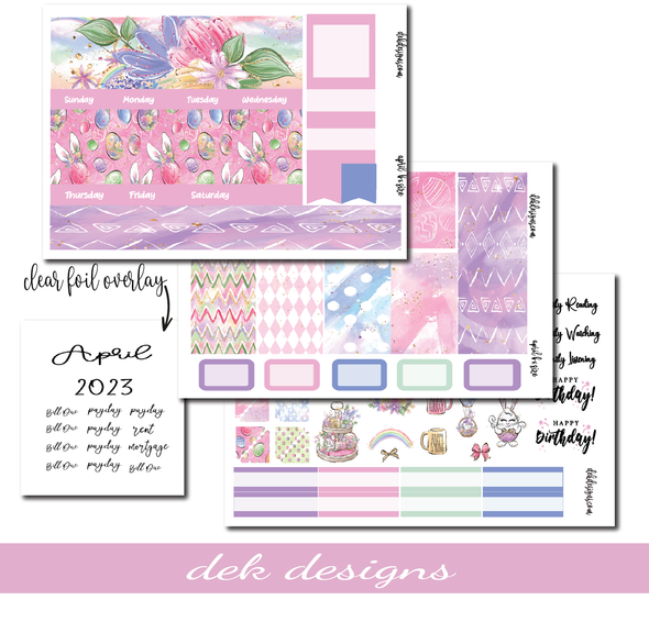 April Monthly Overview - B6 - DEK Designs