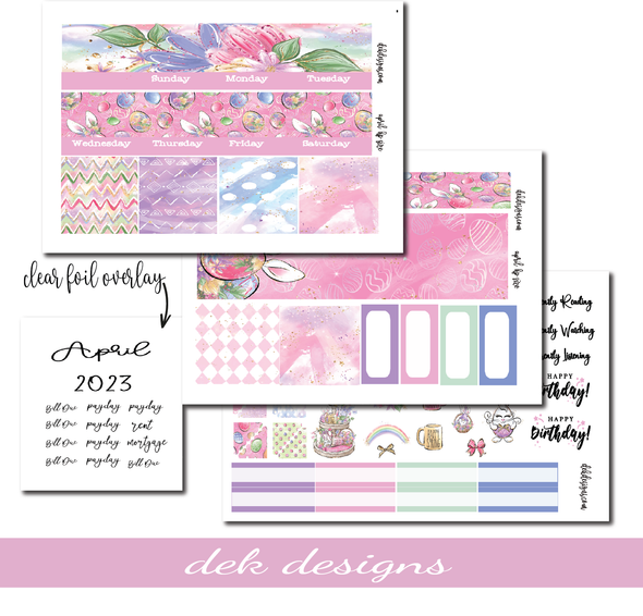 April Monthly Overview - DEK Designs